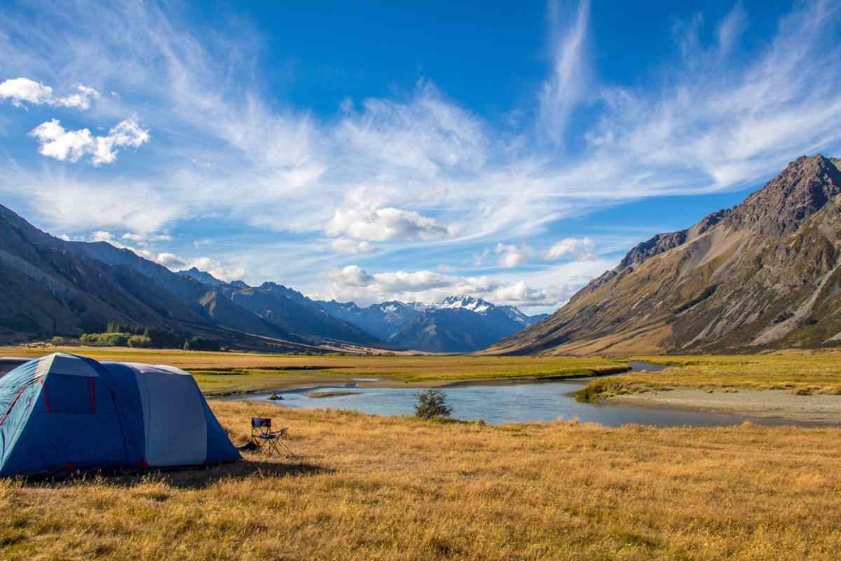 Camping in New Zealand