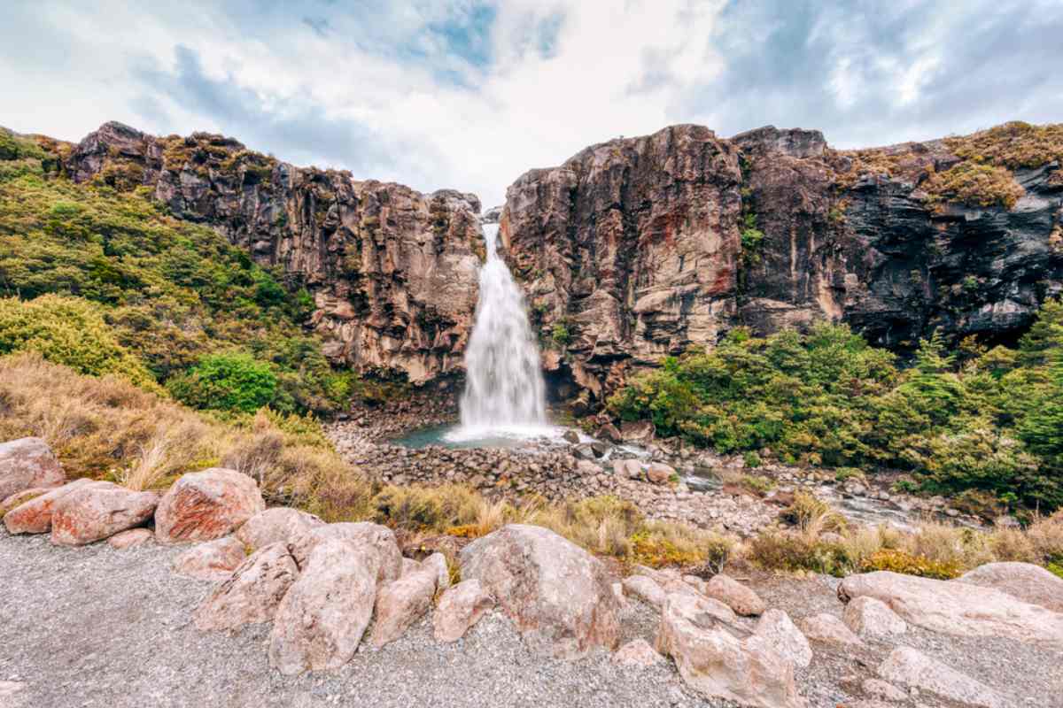 Tongariro National Park waterfall